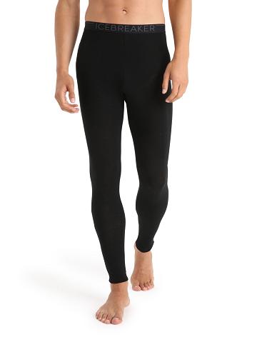 Icebreaker Merino 175 Everyday Thermal Miesten Leggingsit Mustat | FI 1139XYUF